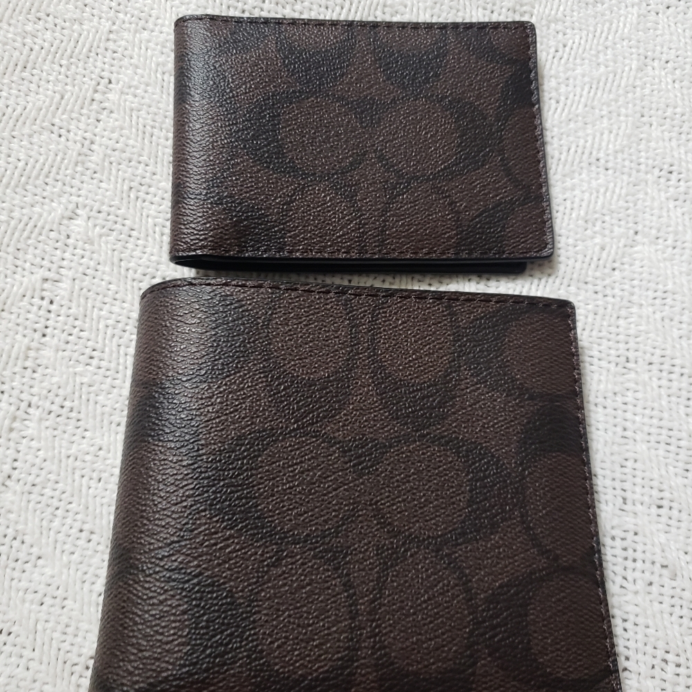 New mens coach wallet